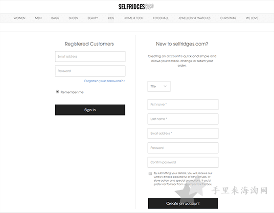 Selfridges中文站海淘攻略 selfridges海淘攻略 ,英国selfridges官网下单教程1